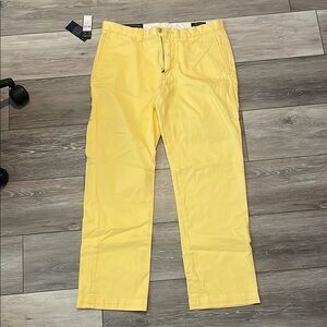 Polo by Ralph Lauren Yellow Chinos Classic Cotton Twill